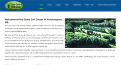 Desktop Screenshot of pinegrovegolfma.com